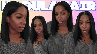 I FINALLY Got INCHES 😍 $100 Natural Texture Wig Install (Beginner Friendly!) | Nadula Hair