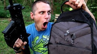 BULLETPROOF BACKPACKS? don&#39;t try this one!