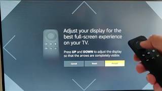 Fire TV Stick 4k - How to resize screen