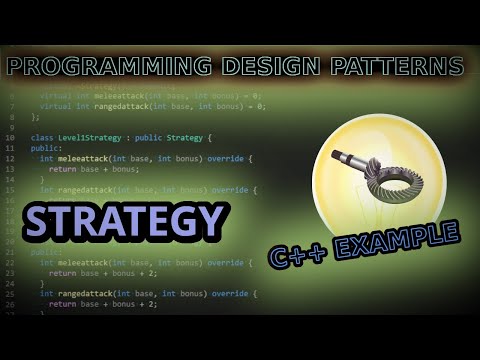 The Strategy Design Pattern - Ep 22 - C++ Coding