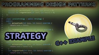 Download the video "The Strategy Design Pattern - Ep 22 - C++ Coding"
