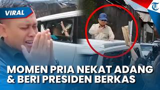 Adang Mobil Prabowo! Pria Ini Nekat Serahkan Berkas Kasus Utang Alm Istri, Ngaku Dapat Ancaman Bank