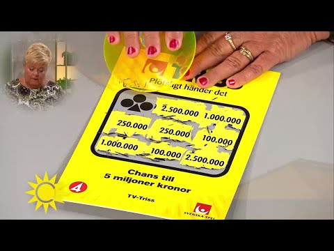 Trissvinnaren: "Det är helt otroligt, fantastiskt" - Nyhetsmorgon (TV4)