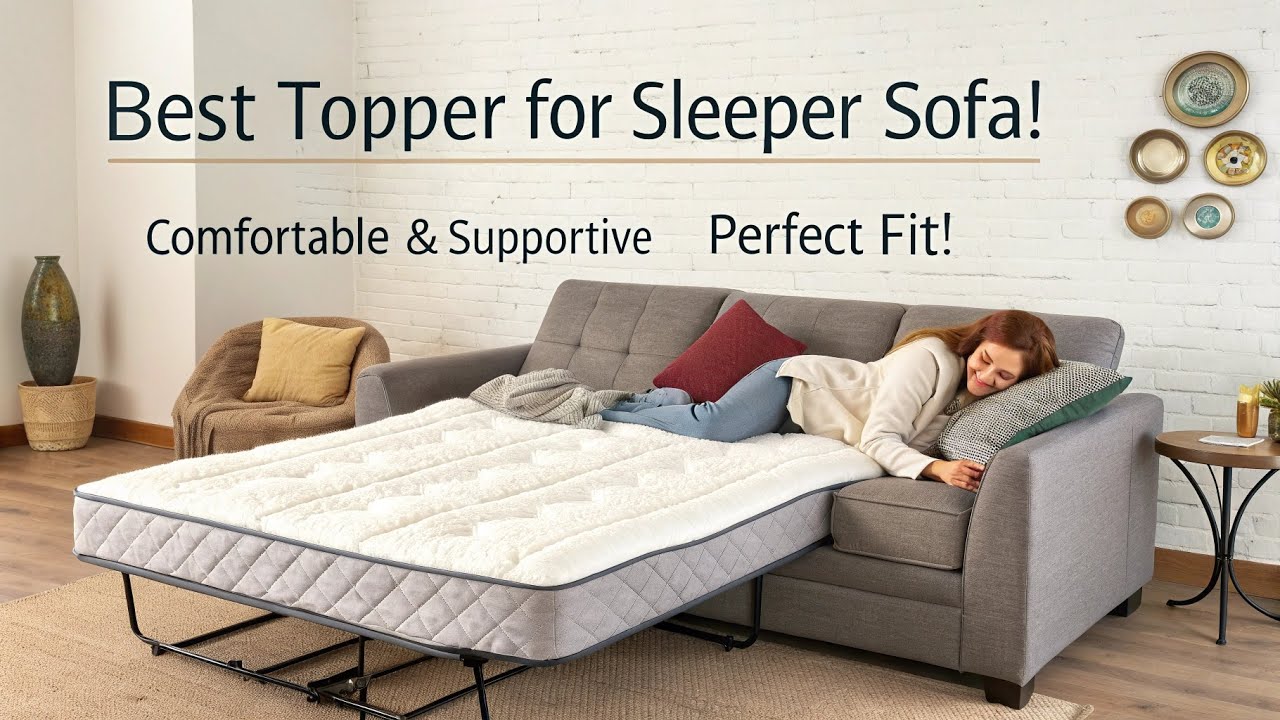 Top 5 Best Mattress Topper For Sleeper Sofa Reviews of 2025