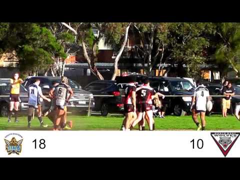 2015 NRL Victoria First Grade Semi Final - South East Titans vs North West Wolves