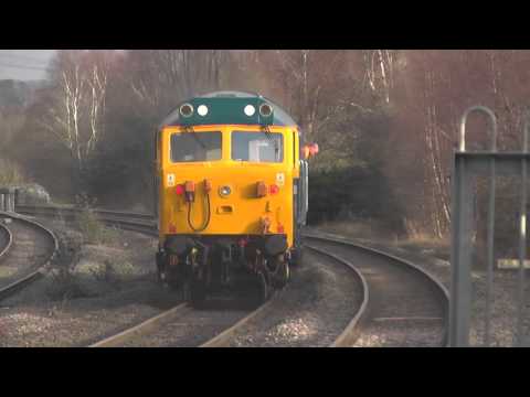 37116 and 50050 Mainline test runs 25th Jan 2015