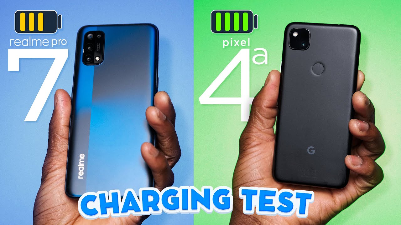 Realme 7 Pro vs Google Pixel 4a | ULTIMATE Charging Test