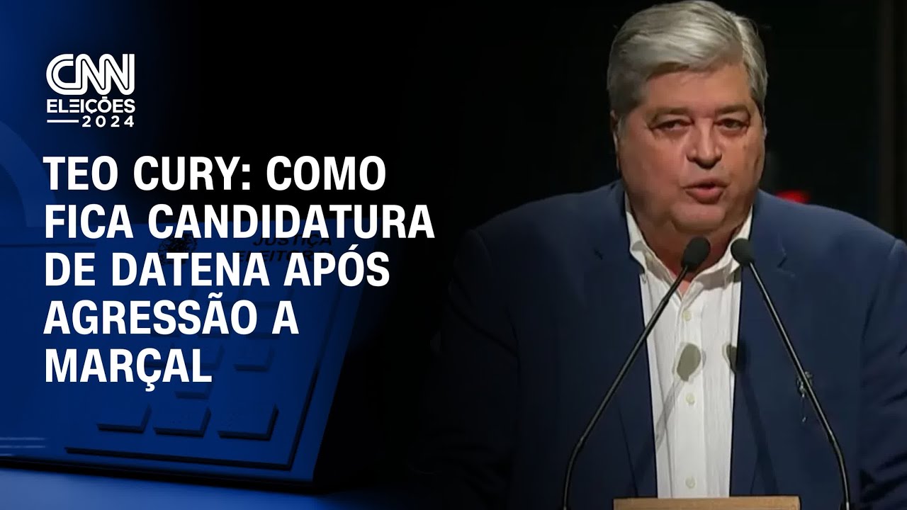 Teo Cury: Como fica a candidatura de Datena após agressão a Marçal | LIVE CNN