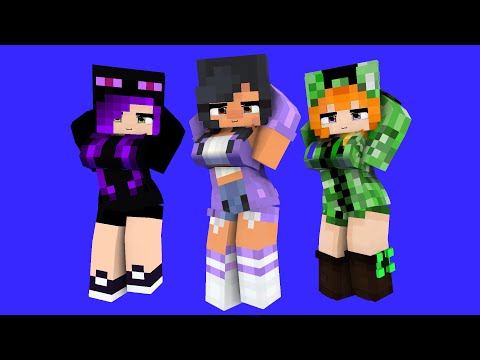 DARLING OHAYO CAPTURED LOVE MEME | APHMAU, ENDERGIRL, CREEPERGIRL - MINECRAFT ANIMATION #shorts
