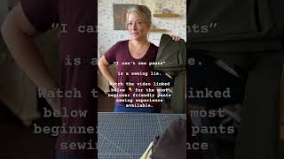 “I can’t sew pants” is a big fat lie. See why when you watch the video link. 👖🪡🧵