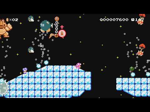 Online Co-op ~ Clowd Kingdom by Dr Eggman* - Super Mario Maker 2 - No Commentary 1bu