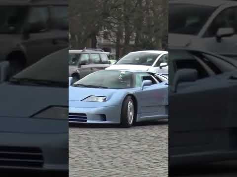 Expensive Bugatti EB110 GT Start up Sound and Drive #Shorts #car #bugatti #eb110