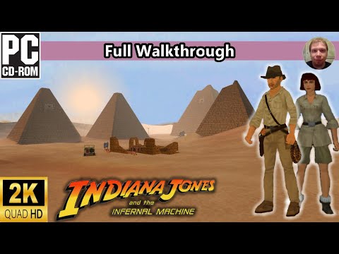 Indiana Jones and the Infernal Machine (1999) - Full Game Walkthrough | 1440p60 | No Commentary