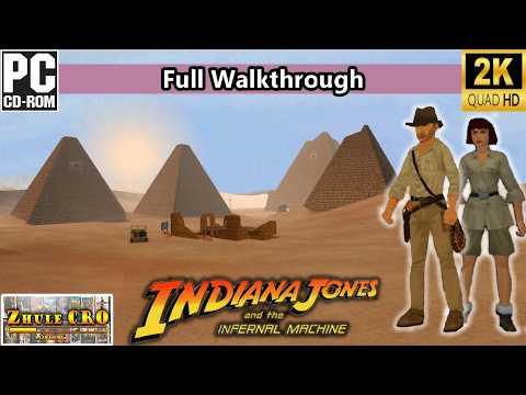 Indiana Jones and the Infernal Machine (1999) - Full Game Walkthrough | 1440p60 | No Commentary