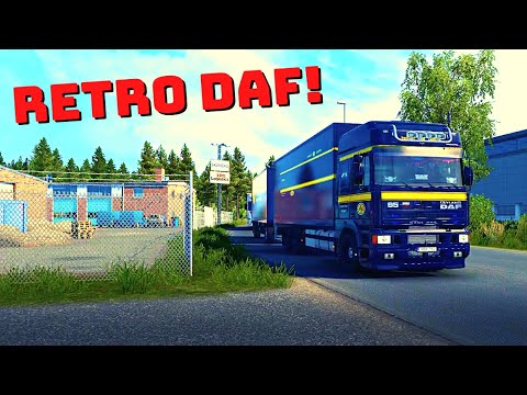 ETS2 MODS - RETRO DAF 95 ATI WITH TANDEM TRAILER | 1.44