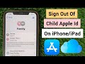How To Sign Out Of Child Apple ID Can T Sign Out Of Child Account