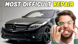 How to remove A/C Compressor Mercedes CL550/S550 W216 W221 2007-2014 #accompressor #replacement