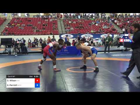 2018 Marine Corps US Open/Senior Men's Freestyle 70 Con 8 #1 - Deondre Wilson (Indi) Vs. Griffin P