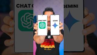 ChatGPT Vs Google Gemini : Who Wins?? #shorts