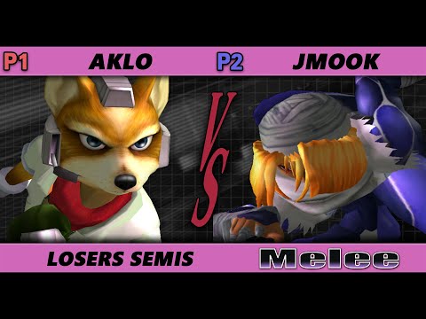 Hax's Nightclub S2E1 Losers Semis - Jmook (Sheik) Vs. Aklo (Fox) SSBM Smash Melee