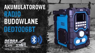 Akumulátorové rádio DAB+/FM 18 V Bluetooth USB