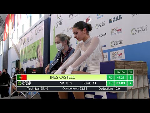 AWC22 - Ines Castelo - Solo: Free Dance Senior (20.05.2022)