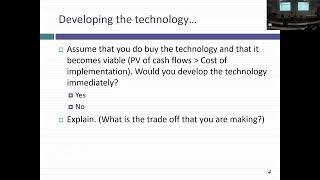 Session 23 (Val MBAs): Real Option Applications