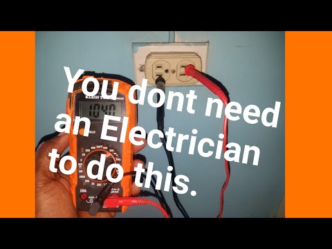Klein Tools MM300 Multimeter in action | How to Measure Voltage at Home