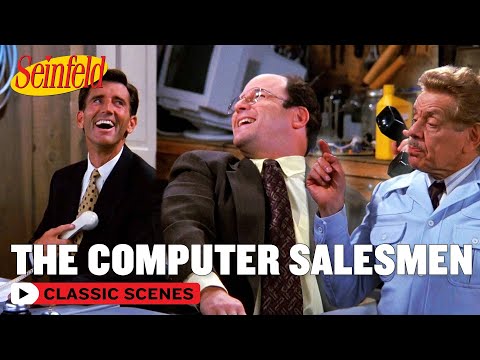 George & Lloyd Braun Sell Computers For Frank | The Serenity Now | Seinfeld