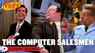 George &amp; Lloyd Braun Sell Computers For Frank | The Serenity Now | Seinfeld