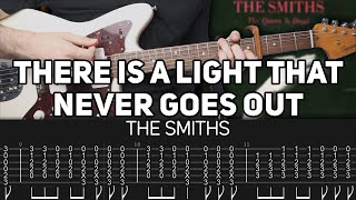 The Smiths - There Is a Light That Never Goes Out (Guitar lesson with TAB)