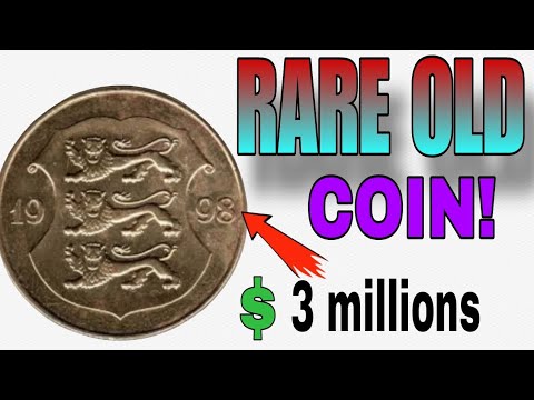 1 kroon  u coin from Estonia 1998