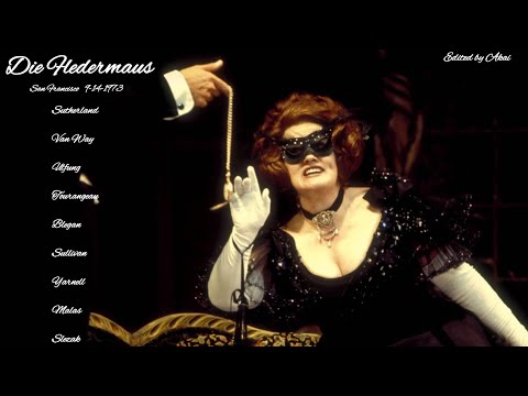 Strauss: Die Fledermaus San Francisco 1973 Sutherland Van Way Ulfung Tourangeau Blegan Sullivan