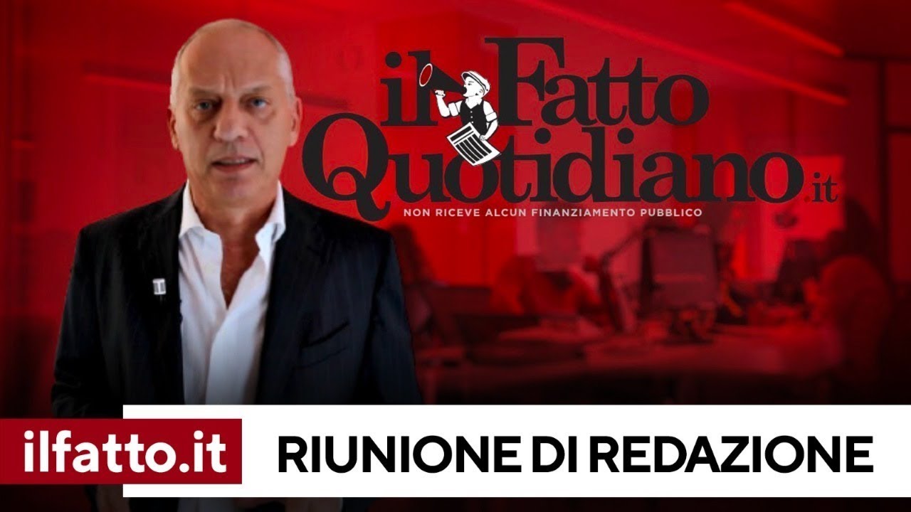 La riunione di redazione in diretta