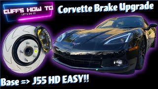 C6 Corvette Base to Z51 Brake Upgrade