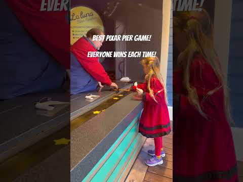 The best boardwalk game at Pixar pier! La Luna. You win every time you play! Stuffed Stars and more!