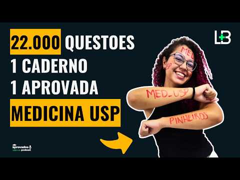 Como Letícia estudou para ser APROVADA em MEDICINA na USP Pinheiros