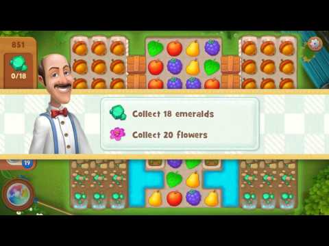 Gardenscapes level 851