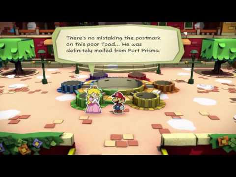 Paper Mario Color Splash Intro E3 2016