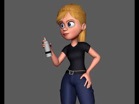 graffiti fail 3d animation practice