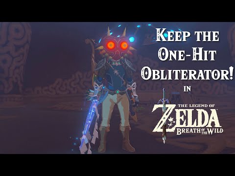 How to Keep the One-Hit Obliterator With Memory Storage in Zelda Breath of the Wild!