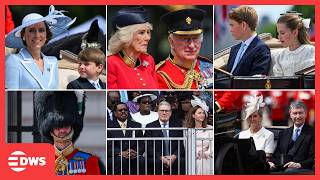 Historic Moment: Kate,William, George, Charlotte & Louis Shine At Trooping The Colour | AC1F