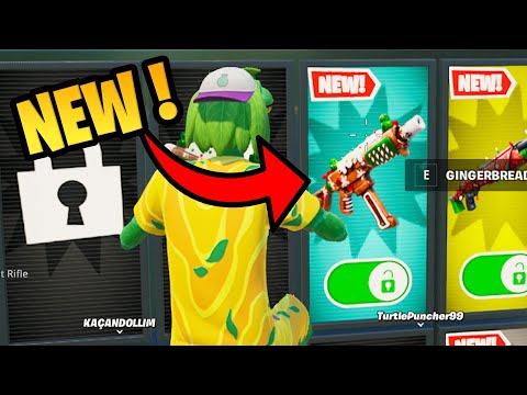 How To Get NEW Gingerbread SMG in 1vs1 with every gun Fortnite