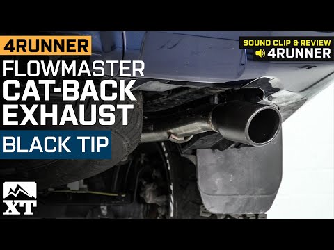 2010-2023 4.0L 4Runner Flowmaster FlowFX Cat-Back Exhaust with Black Tip Review & Sound Clip