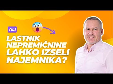Ali lahko lastnik nepremičnine izseli najemnika?