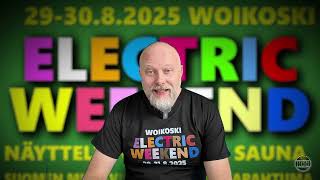 714. Electric Weekend 29.-31.8.2025, Sähköistä liikkumista maalla, vedessä ja ilmassa!