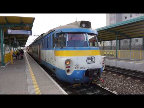 ČD Class 451 Praha-Podbaba 05/02/16