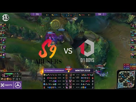 [VOD NL] ESL Proximus Championship S02 - LoL - D1Boys vs S9Abusers - Week 3