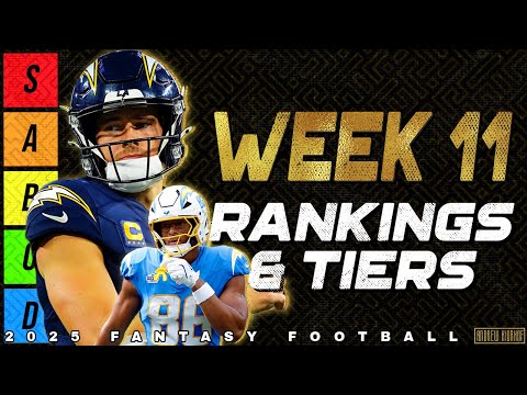 Week 11 QB & TE Rankings + Tiers - 2025 Fantasy Football
