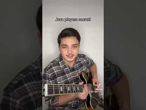The Secret To Jazz Guitar (Just Play Random Notes) #shorts